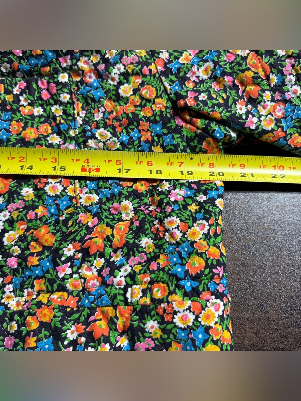 Loved One by Modern Misfits Floral Quilted Jacket Folk Art Hippie Boho Indie M - Picture 10 of 11